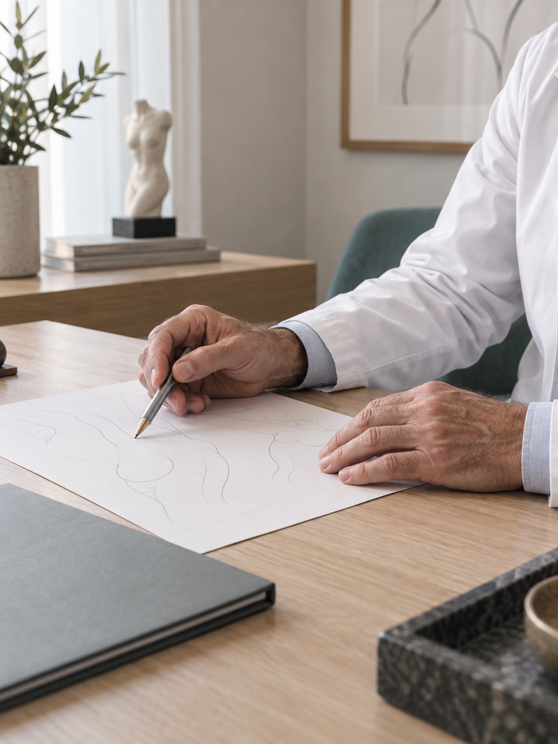 Planificación médica personalizada durante una consulta